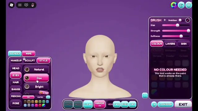 Facecard Makeup Showdown change styles and model features guide